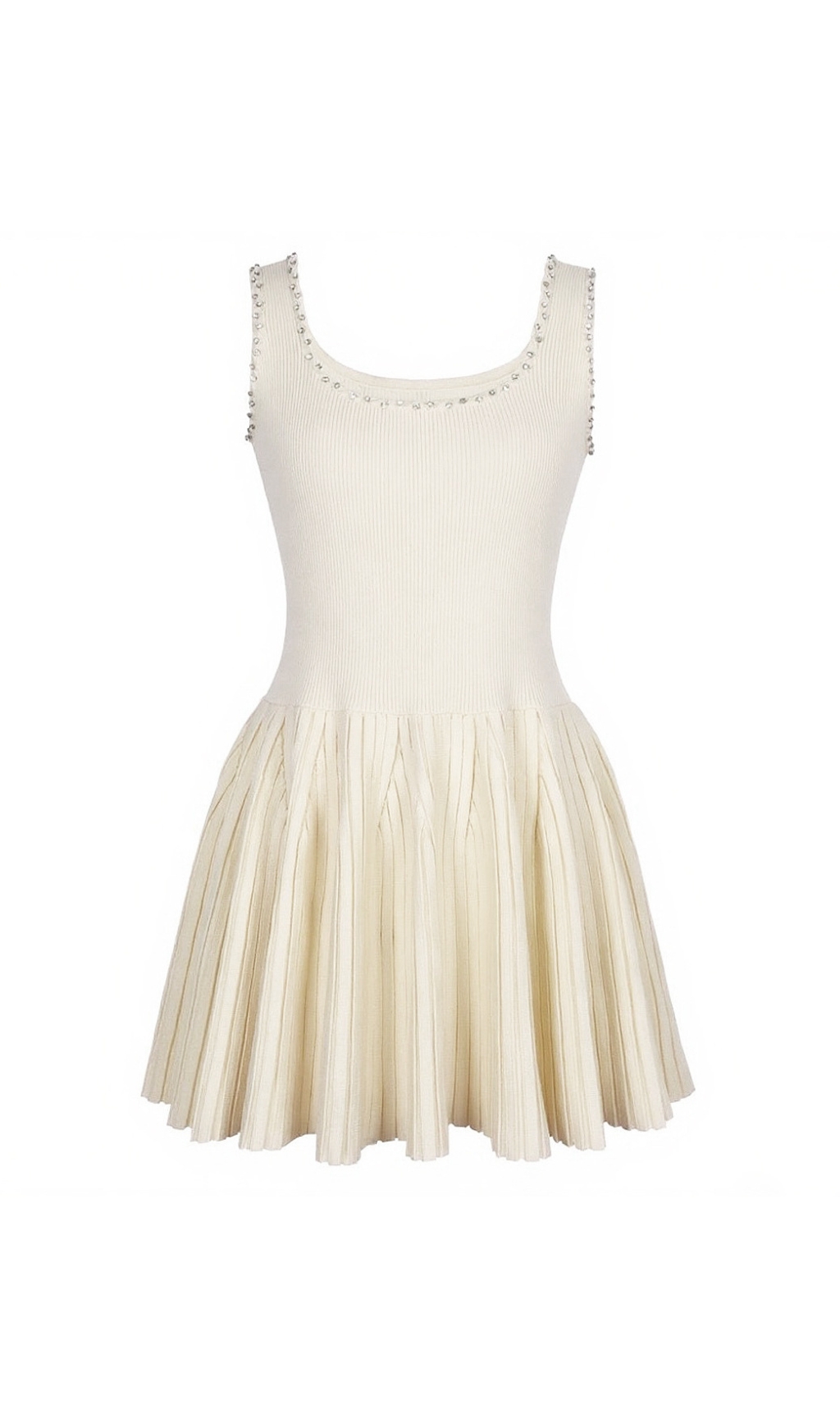 Greydon Diamante Knit Mini Dress - Image 2