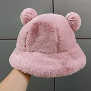 Faux Fur Bear Bucket Hat - Image 4