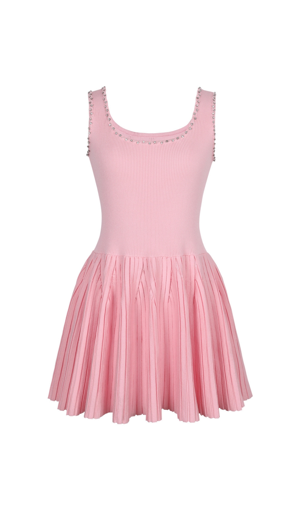 Greydon Diamante Knit Mini Dress