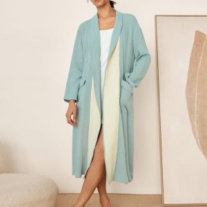 MILA Organic Cotton Drawstring Robe